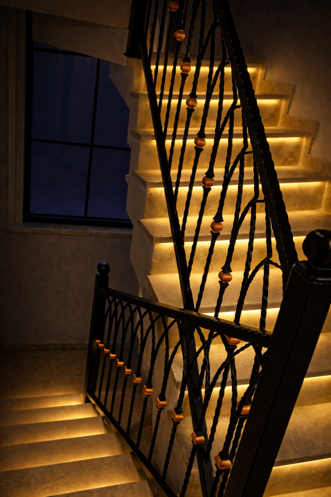 iç mekan merdiven korkuluğu